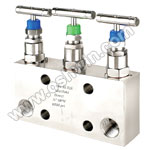 Alloy C-276 3 Way Manifold Valves,Type 2 Direct Mounting 