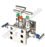 A351 CF8M 316 5 Way Manifold Valves,H5,Type 6 Direct Mounting