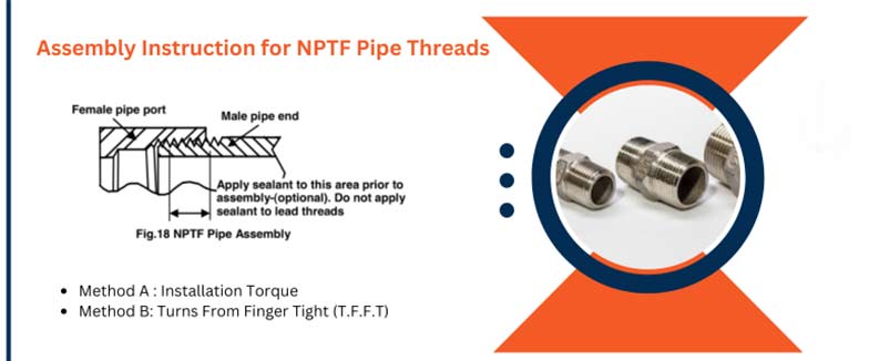 Assembly Instruction for NPTF Pipe Threads