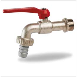 Cw617n Uni En12165 Brass Ball Bibcock Pn10 M With Hose Joints