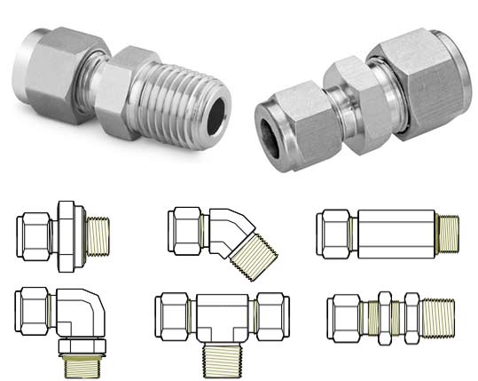 Hastelloy Tube to Male Pipe Thread