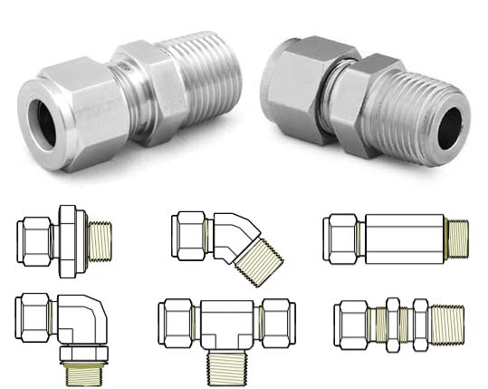 Inconel 625 Tube to Male Pipe Thread