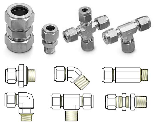 Inconel Tube to Male Pipe Thread